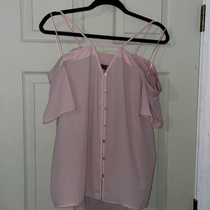 Express medium cold shoulder top